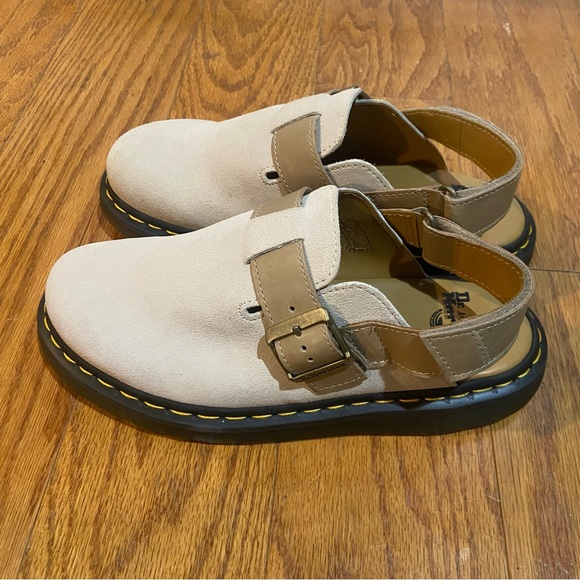 NWOT Dr. Martens Jorge II Suede & Leather Slingback Mule - Picture 2 of 8